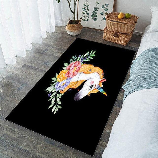 Elegant Unicorn Rug